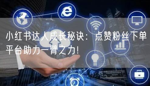 小红书达人成长秘诀:点赞粉丝下单平台助力一臂之力!