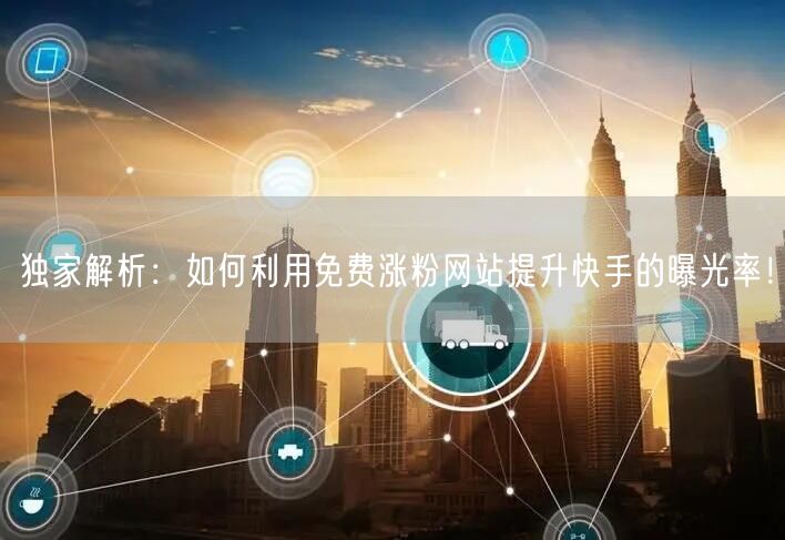 独家解析:如何利用免费涨粉网站提升快手的曝光率!