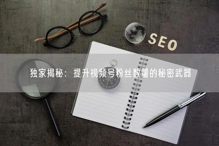 独家揭秘：提升视频号粉丝数量的秘密武器